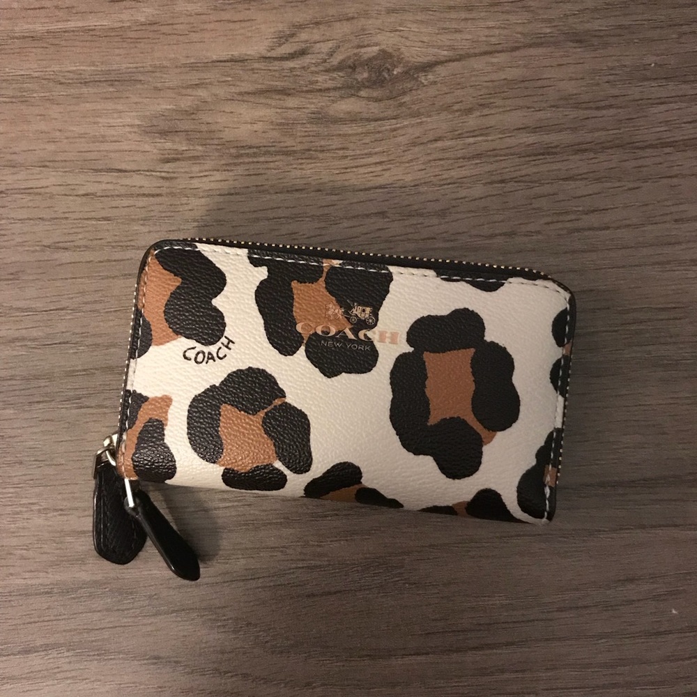 Coach Card/Coin Double Zip Case